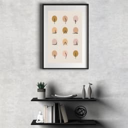 Quadro Yoga Posições - 60x48cm