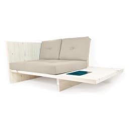 Sofá 2 Lugares Londres Pinus Natural