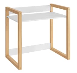 Mesa Escrivaninha Infantil Zoe Branco Fosco - MoveisAqui