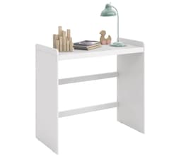 Mini Escrivaninha Moisés Branco Brilho - MoveisAqui