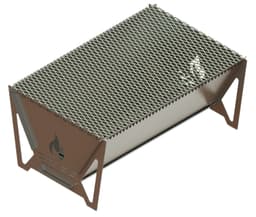 Churrasqueira Portátil Desmontável 450MM - Compacta, Resistente e com Brindes Exclusivos!