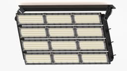 Refletor Modular 1500W Big LED Osram, Grande, Ideal para Campo, Quadra de Futebol, À Prova d'Água