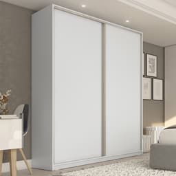 Guarda-Roupa Casal Belluno 2 Portas 3 Gavetas Branco