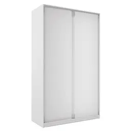 Guarda-Roupa Solteiro Zermatt 100% MDF 2 Portas 3 Gavetas Branco