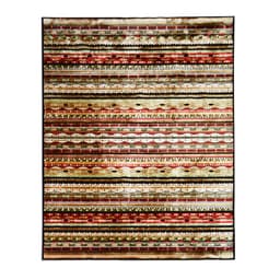 Tapete Vintage Retangular Veludo 60x120 cm Colorido