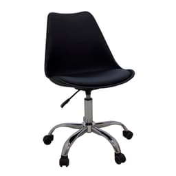 Cadeira de Escritório Interlocutor Luisa Estofada Preta