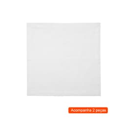 Kit Guardanapos com 2 Peças Amanda Branco 42x40 cm