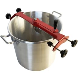 Panela Caldeirão Misturadeira Manual 21 litros Saro de Aço C