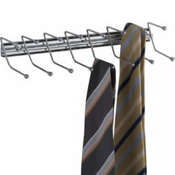 Conjunto 2 Cabides Porta Gravatas Deslizante Natus Gancho Mu