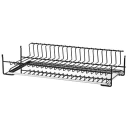 Escorredor de Louça 29 Pratos Suspenso Aéreo Preto Bandeja I