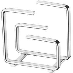 Kit 25 Porta Guardanapos Cromados para Restaurantes Pubs Org