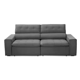 Sofa 2 Lugares Retratil Reclinavel Atenas 1,60 M Suede Cinza