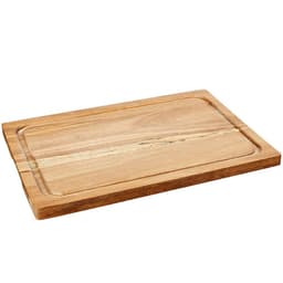 Tábua de Madeira para Carne Churrasco Tabuleiro de Corte para Cozinha 24x34cm Simonaggio