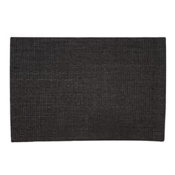 Tapete Natural Retangular Sisal (50x100cm) Preto