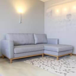 Sofá 3 Lugares De Canto Em L - Mar007