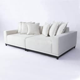 Sofá Ilha Espelhado, Encosto Manual - Ret006