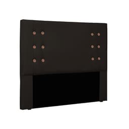 Cabeceira Casal Gênova Poliuretano Marrom