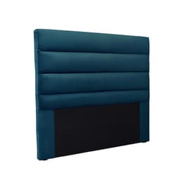 Cabeceira Casal La Italiana Veludo Azul Marinho