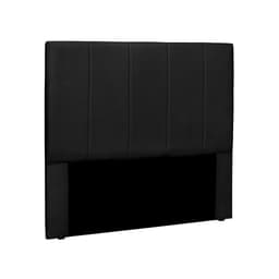 Cabeceira Casal Ravenna Poliuretano Preta