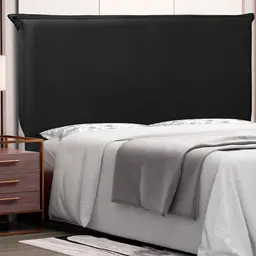 Cabeceira Casal Veneza Poliuretano Preta