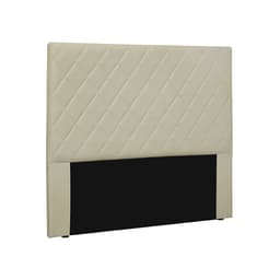 Cabeceira King Esmeralda Poliuretano Marfim