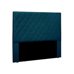 Cabeceira King Esmeralda Veludo Azul Marinho