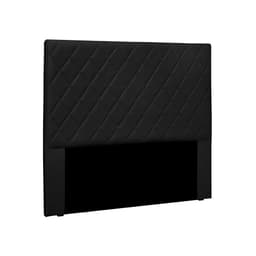 Cabeceira King Esmeralda Veludo Preta