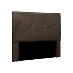 Cabeceira Queen Aquilla Veludo Marrom