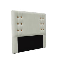 Cabeceira Queen Gênova Veludo Prata