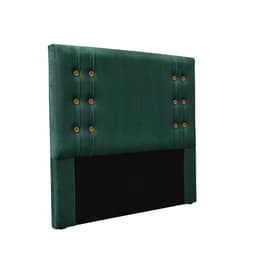 Cabeceira Queen Gênova Veludo Verde