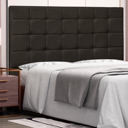 Cabeceira Queen Verona Poliuretano Marrom