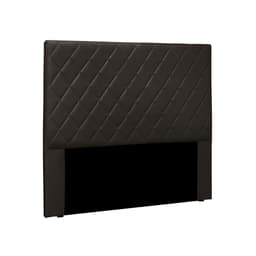 Cabeceira Solteiro Esmeralda Poliuretano Marrom