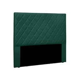 Cabeceira Solteiro Esmeralda Veludo Verde