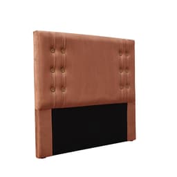 Cabeceira Solteiro Gênova Veludo Cobre