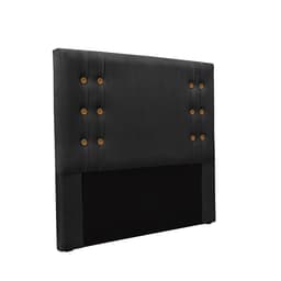 Cabeceira Solteiro Gênova Veludo Preta