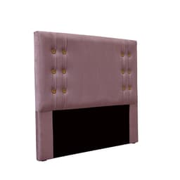 Cabeceira Solteiro Gênova Veludo Uva
