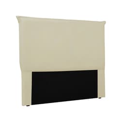 Cabeceira Solteiro Veneza Veludo Bege