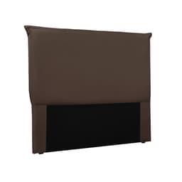 Cabeceira Solteiro Veneza Veludo Marrom