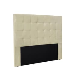 Cabeceira Solteiro Verona Veludo Bege