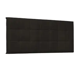 Painel para Cama Box Casal Verona Poliuretano Marrom