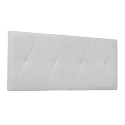 Painel para Cama Box King Aquilla Poliuretano Branco