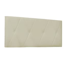 Painel para Cama Box King Aquilla Poliuretano Marfim