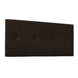 Painel para Cama Box King Aquilla Poliuretano Marrom