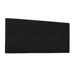 Painel para Cama Box King Aquilla Poliuretano Preto