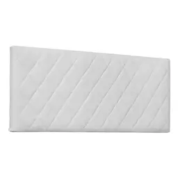 Painel para Cama Box King Esmeralda Poliuretano Branco