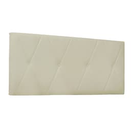 Painel para Cama Box Queen Aquilla Poliuretano Marfim