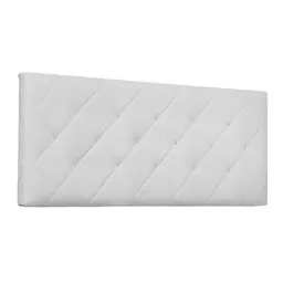 Painel para Cama Box Queen Tânia Poliuretano Branco