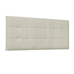 Painel para Cama Box Queen Verona Poliuretano Marfim