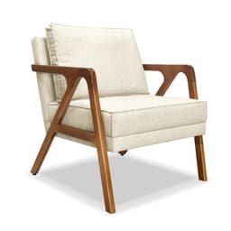 Poltrona Laura Linho Rústico Natural