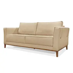 Sofá 2 Lugares Potenza Linho Dourado